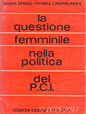Copertina di La questione femminile nella politica del PCI 